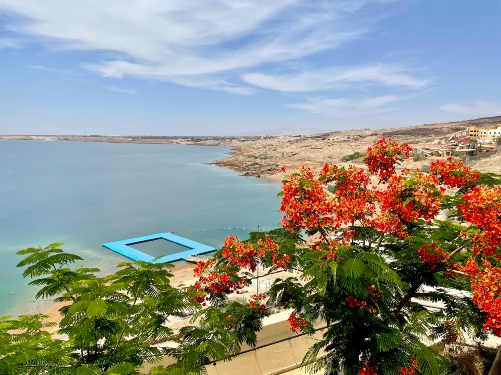 Dead Sea view from Hilton 