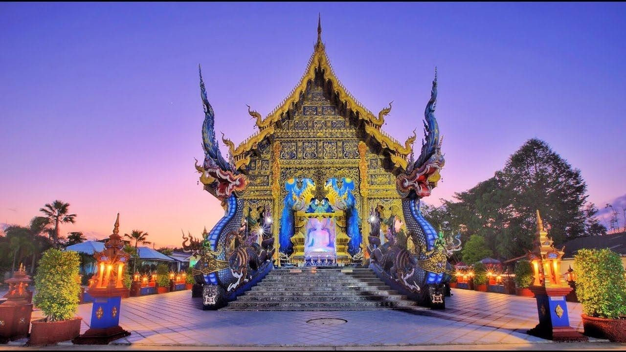 Wat Rong Seur Ten (Blue Temple), Thailand