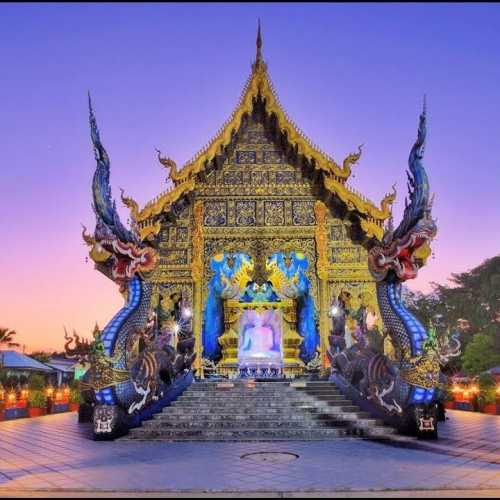 Wat Rong Seur Ten (Blue Temple), Thailand