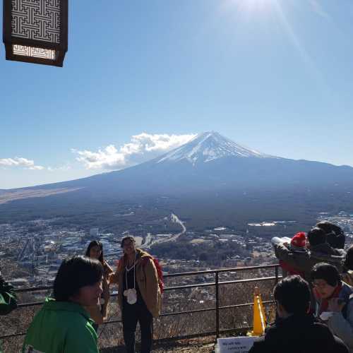 Mount Fuji view from the mountain around mount Fuji