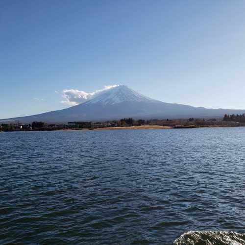 Mount Fuji view from the cruise