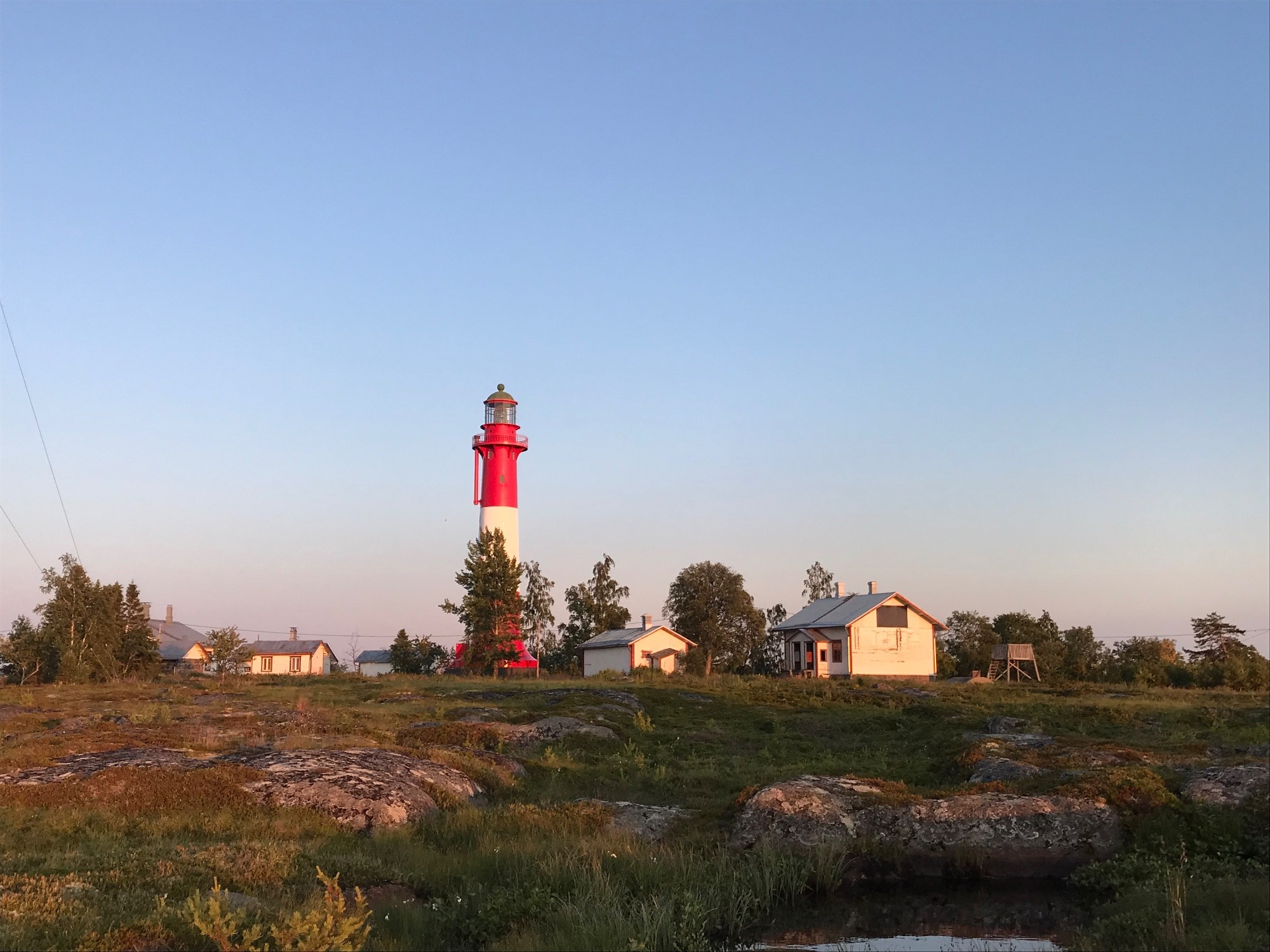 Lighthouse island of Tankar in Kokkola