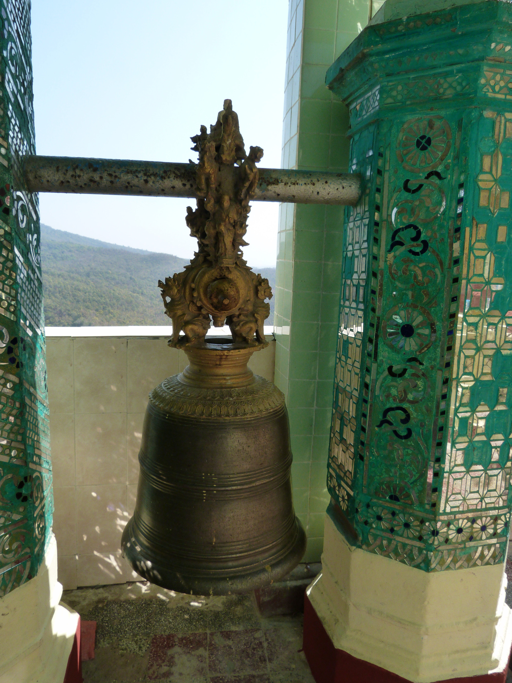 Popa Taungkalat monastery Bell