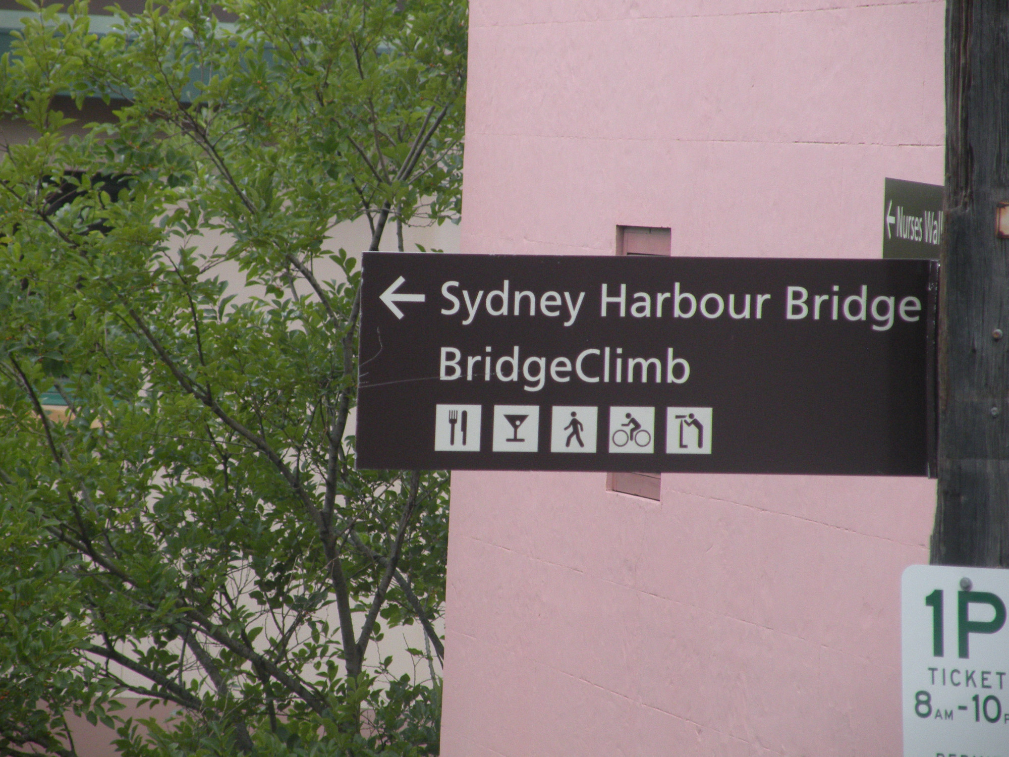 The Rocks is a neighbourhood of historic laneways in the shadow of Sydney Harbour Bridge