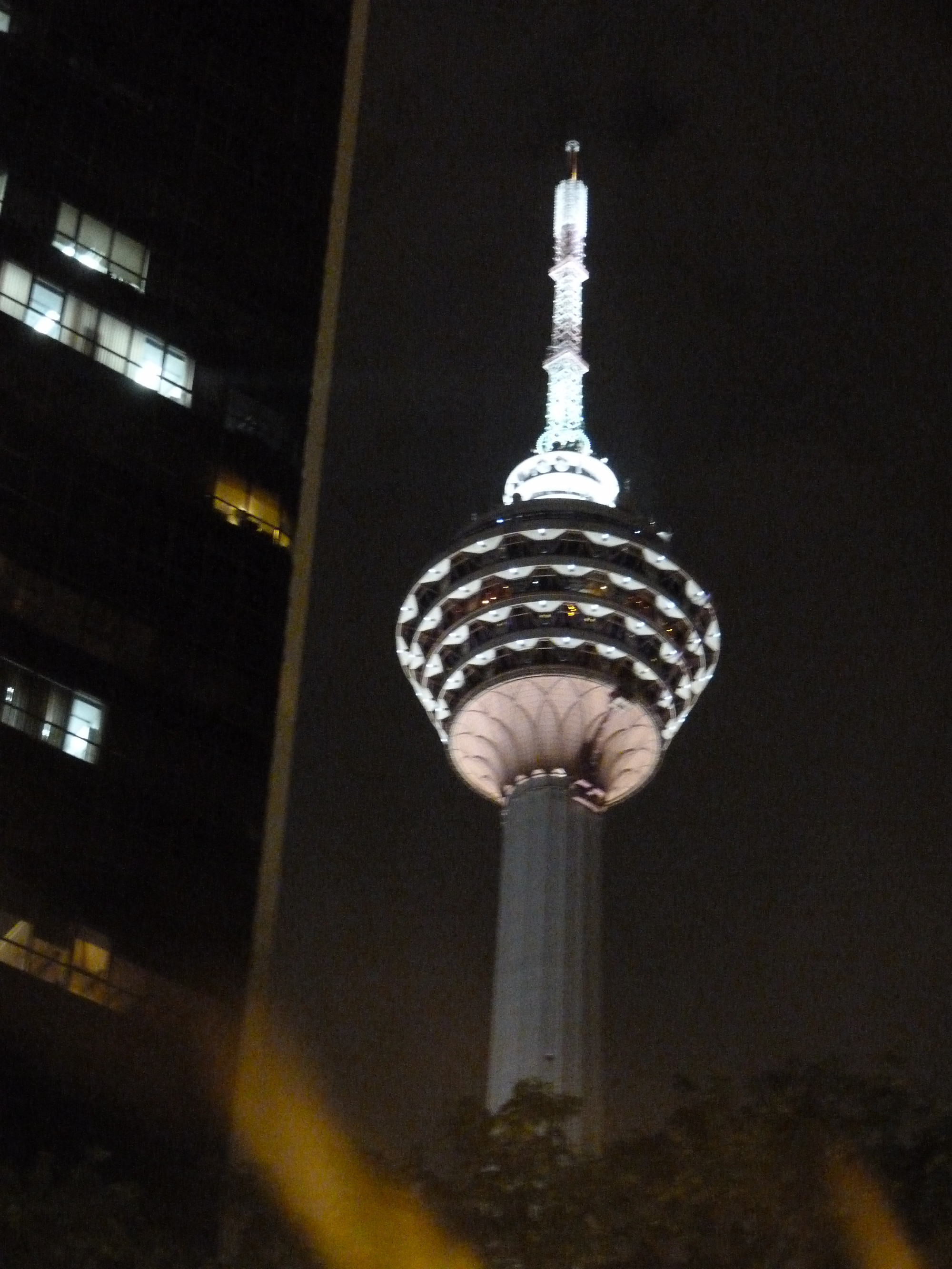 KL Tower by night