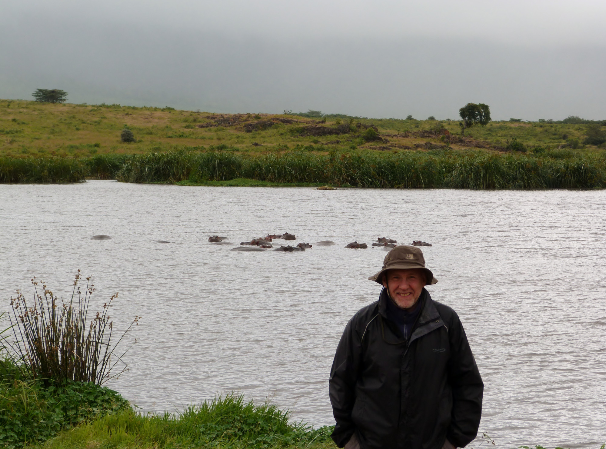 Just me and a few Hippos