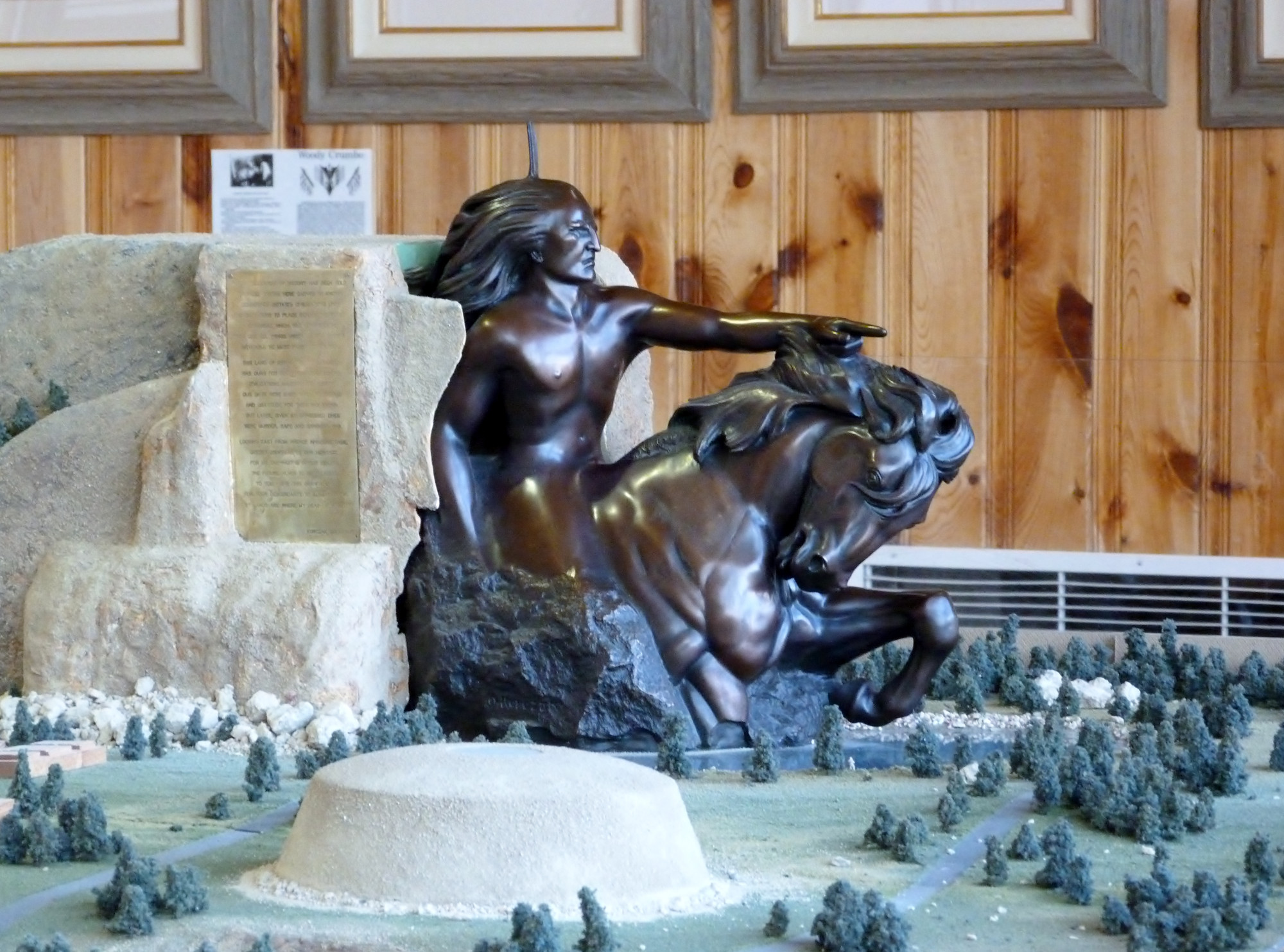 Diorama Of The Propsed Site