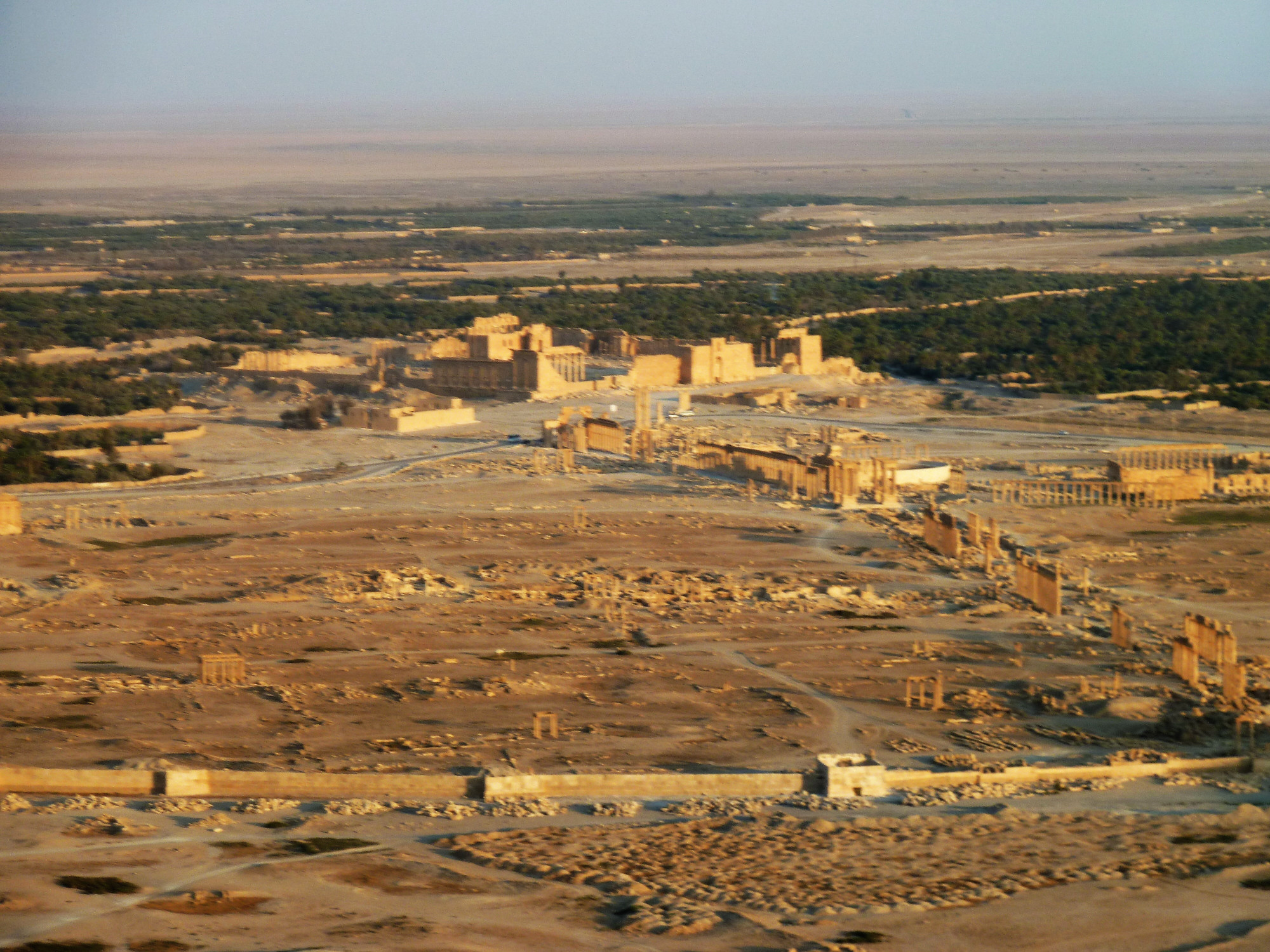 Overview of site from Fakhr-al-Din al-Ma'ani Castle