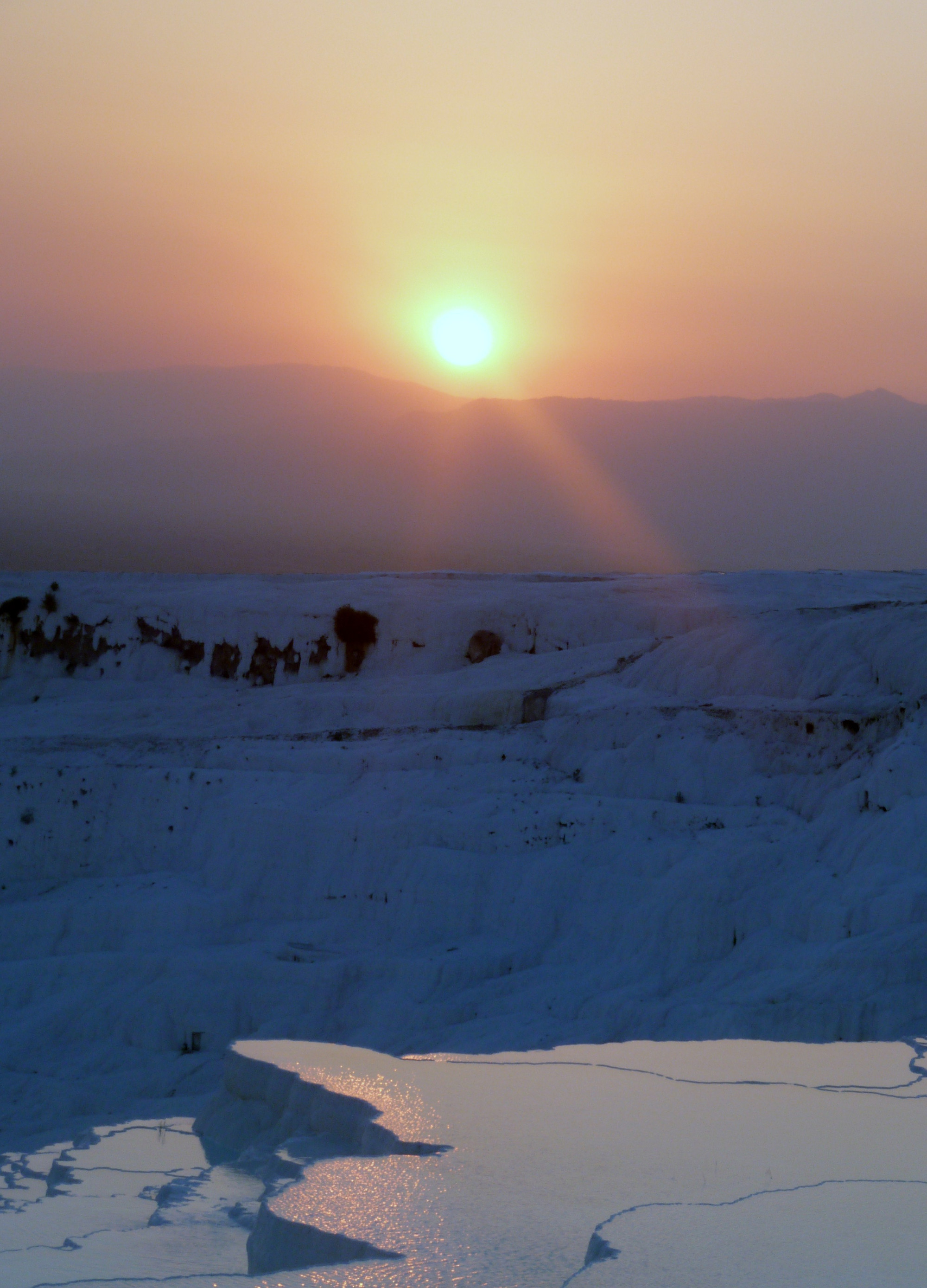 Sunset Travertines Calcium Pools