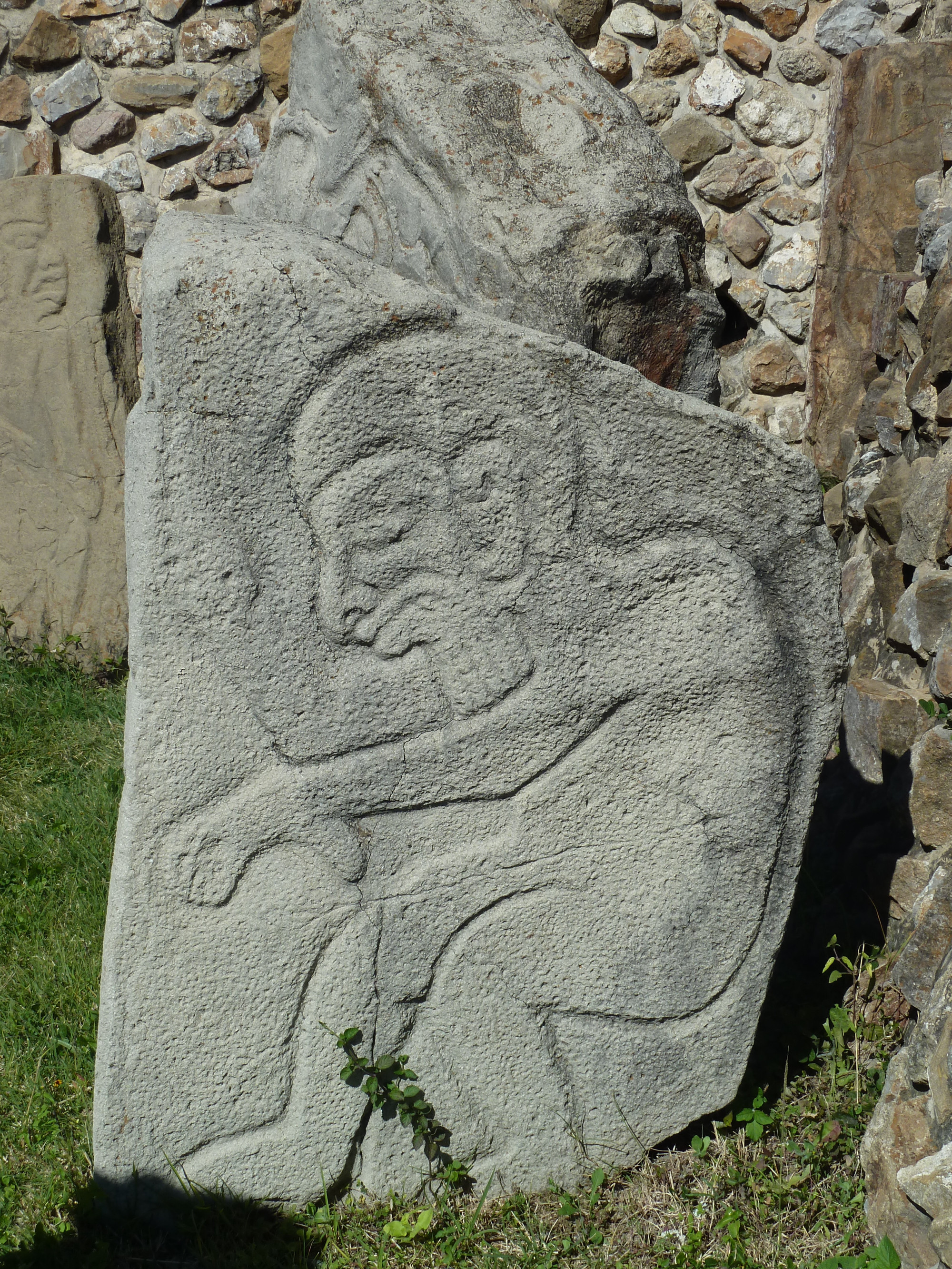 Zapotec Carved Stone Relief