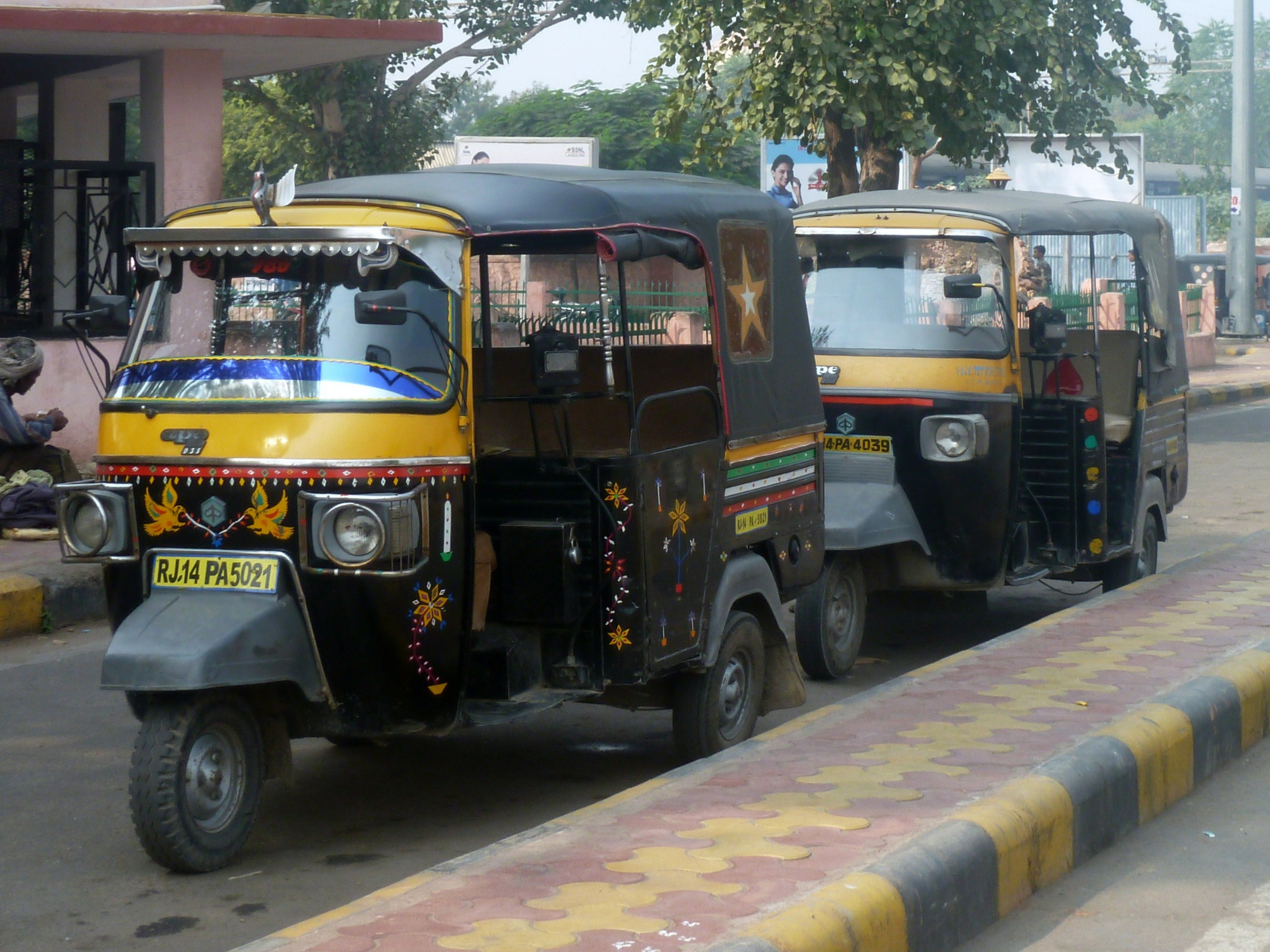 Taxi Rank Outside Train Station