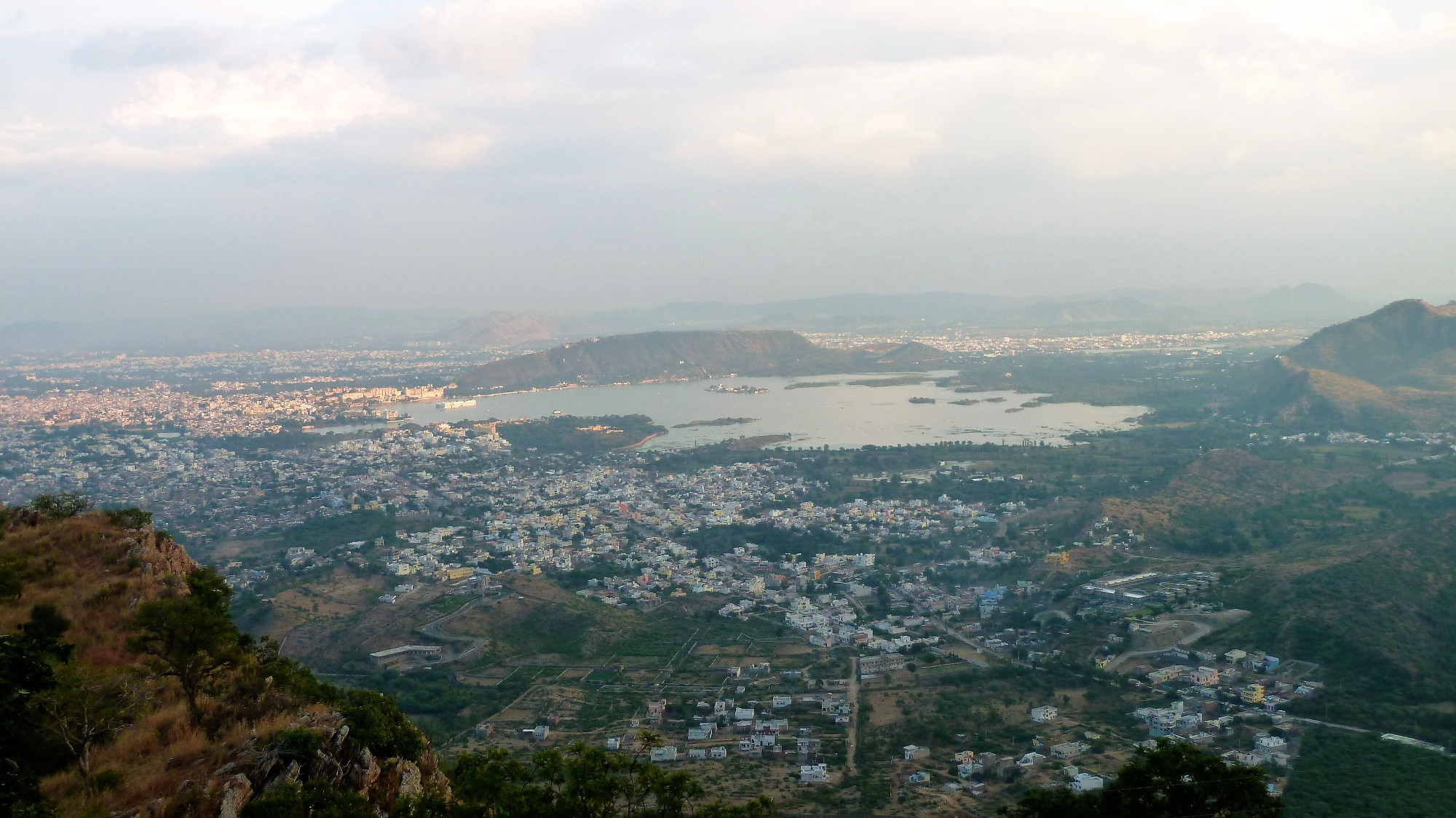 View Of City from Monsoon Palace