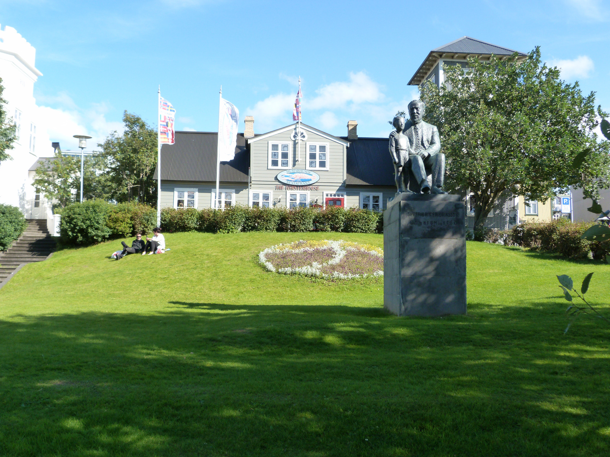 Statue Of Pastor Fredrik Fridrickson