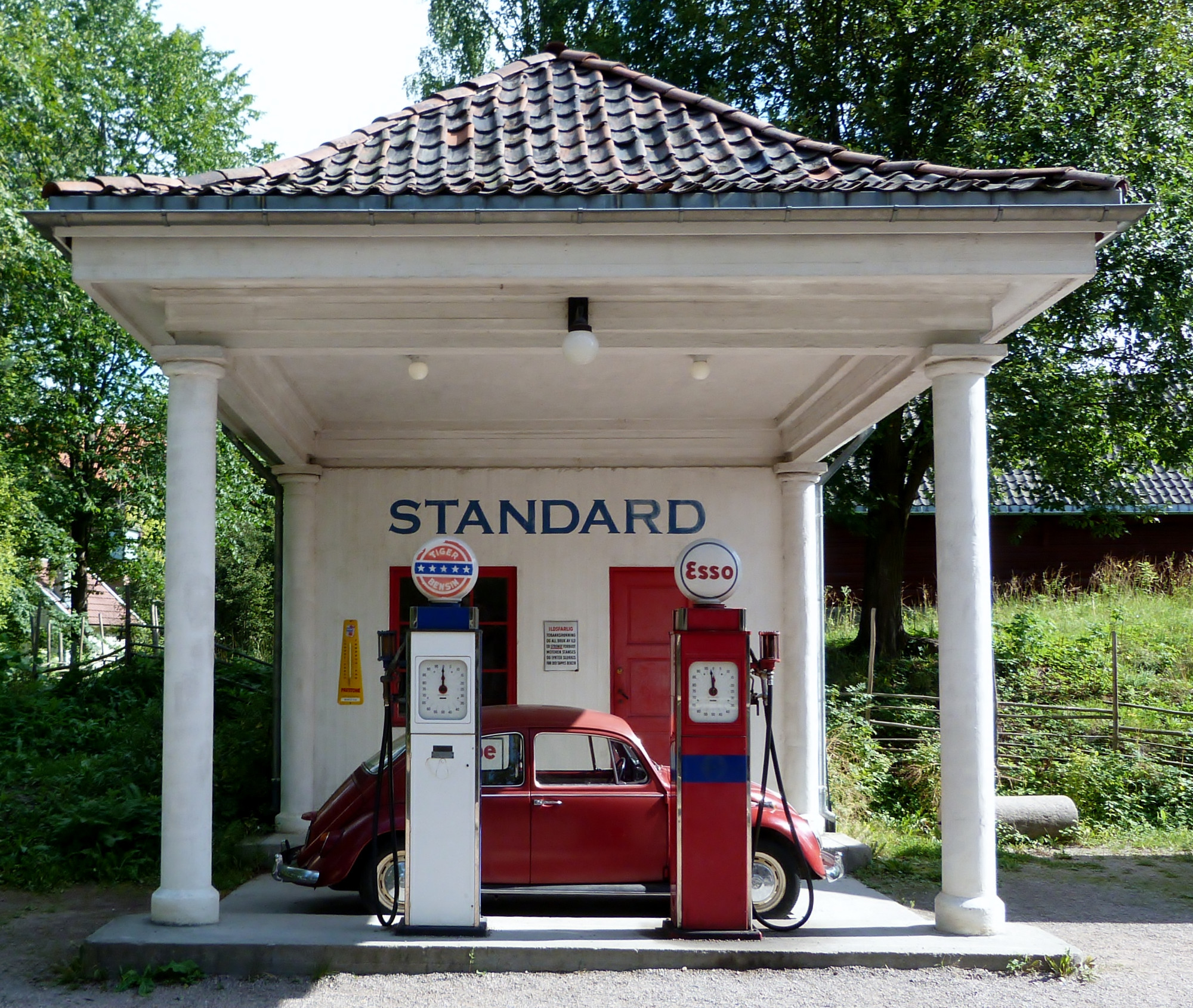 Copy of Gas Station from Holmestrand, 1928.