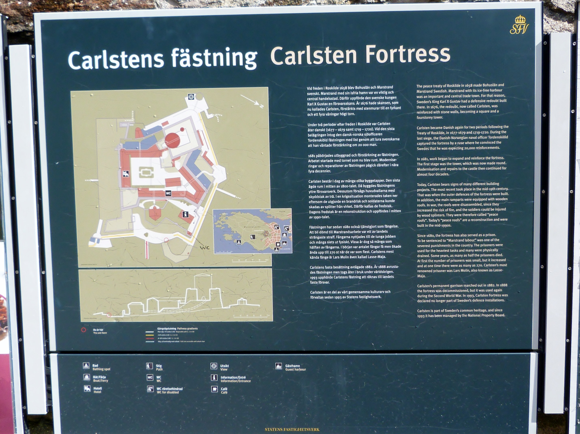 Carlston Fortress, Sweden