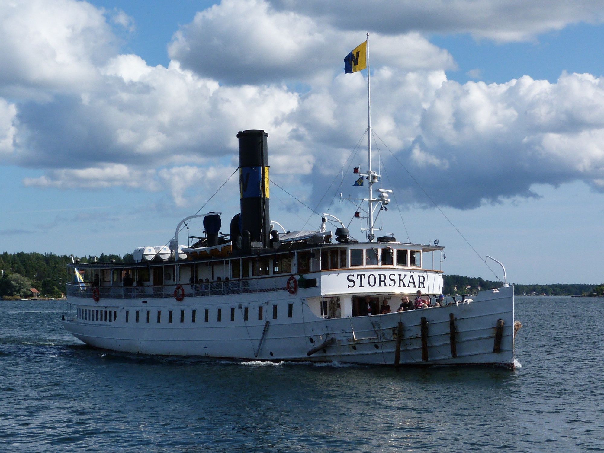 Storskär Steamship ferry between central archipelago