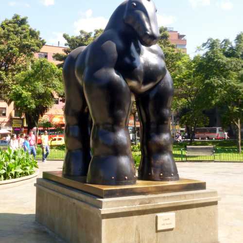 Horse Sculpture by Fernando Botero,