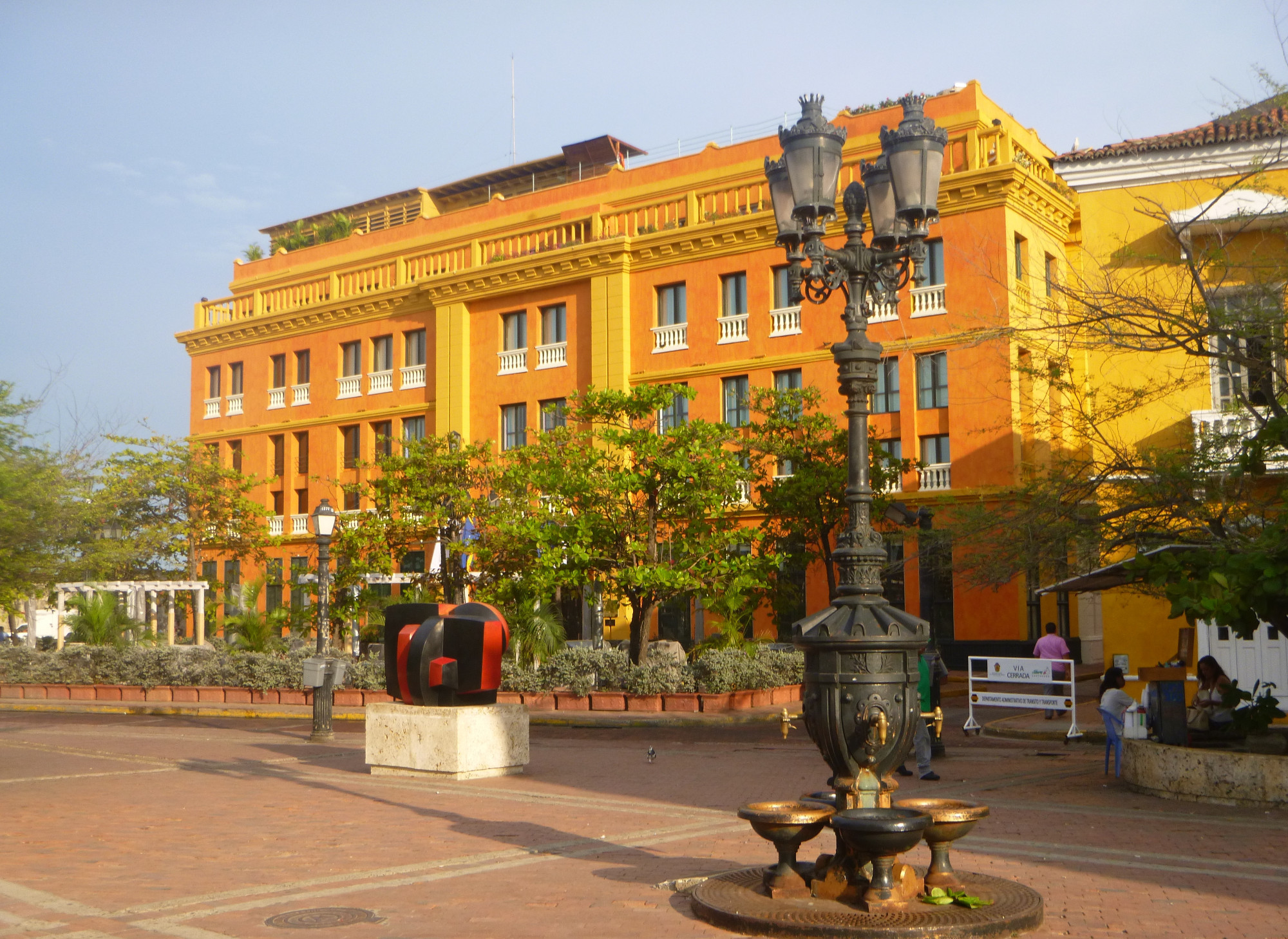 Colonial building Plaza de Santa Teresa