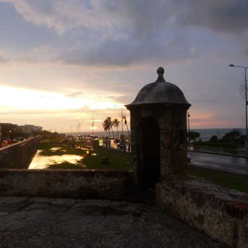 Sunset over The Baluarte de San Ignacio