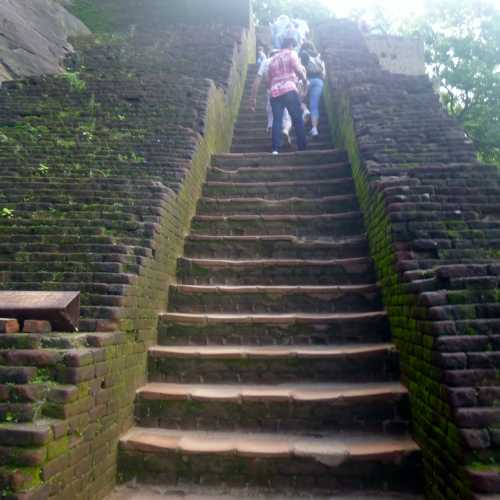 one of many staircases