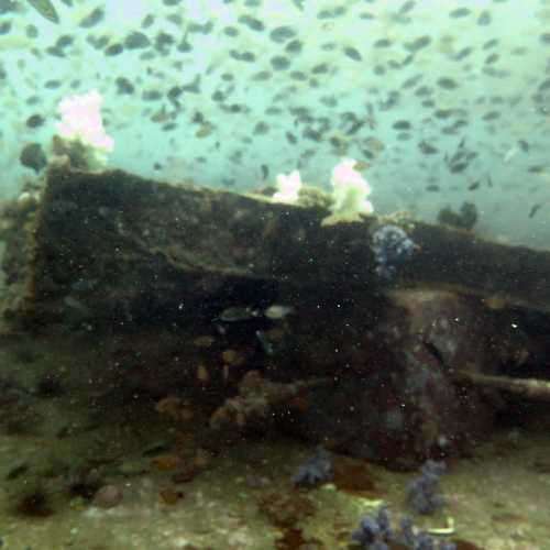 Coral covered Superstructure