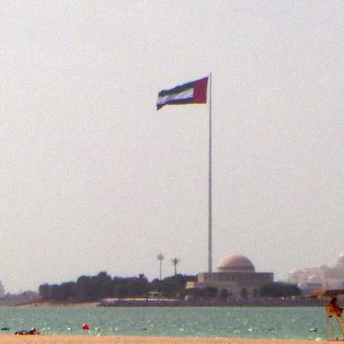 Giant Flagpole ans Abu Dhabi Theatre