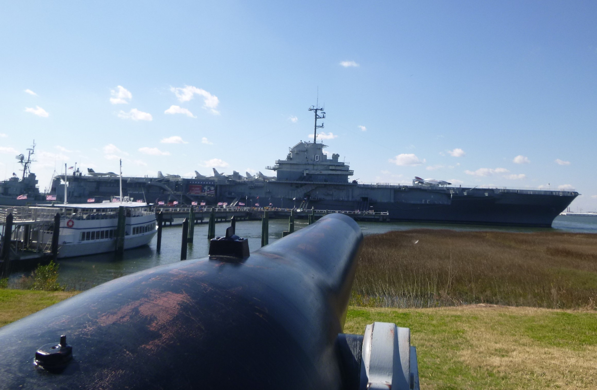 In sight of the Yorktown