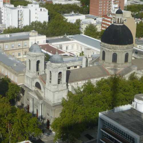 Church of Santa Corazon from above