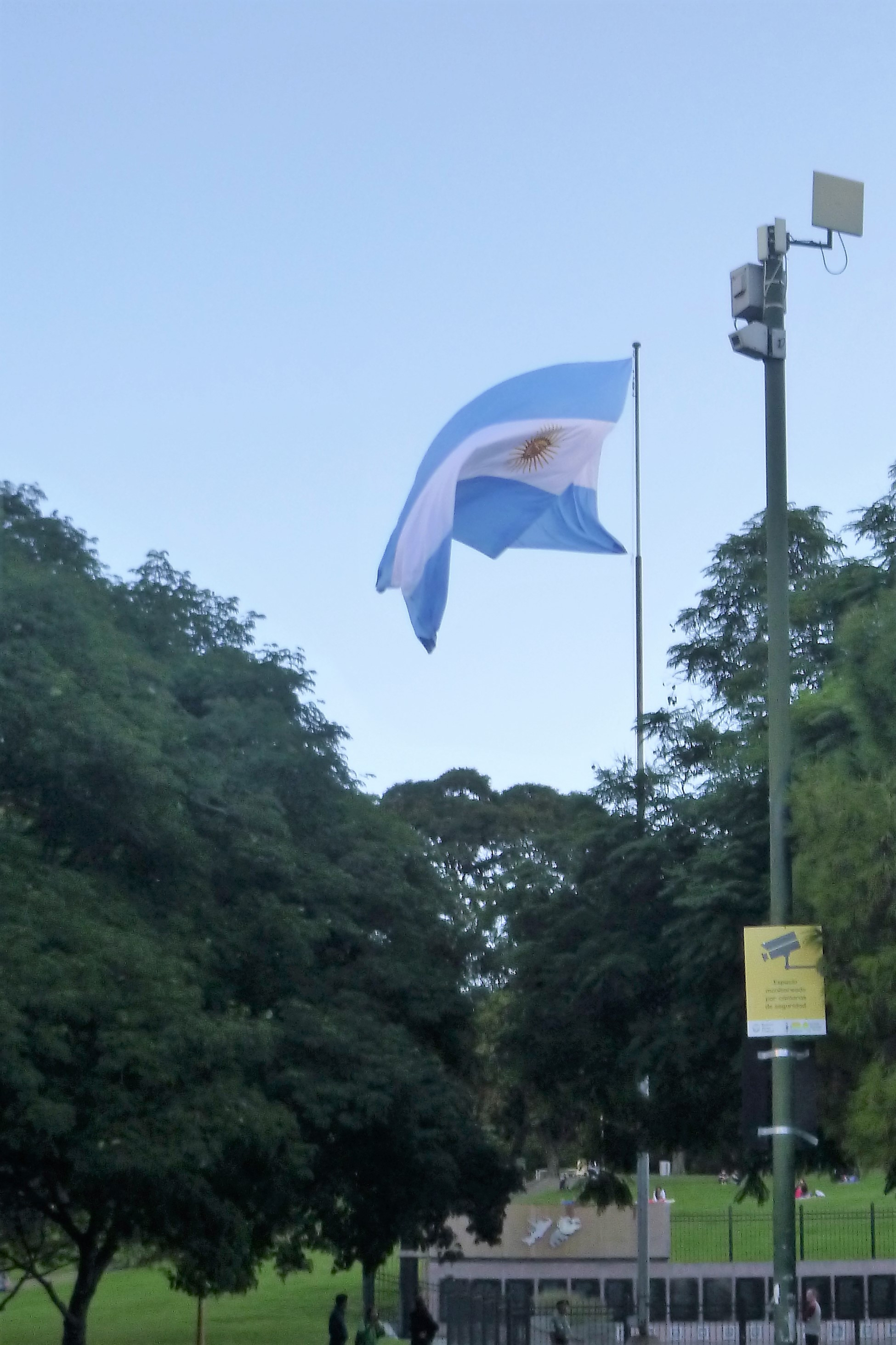 Memorial to remember the Argentinian Soilders killed in the Falklands