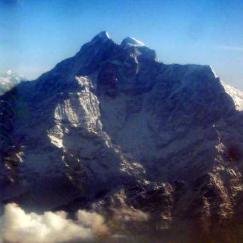 Everest from plane window