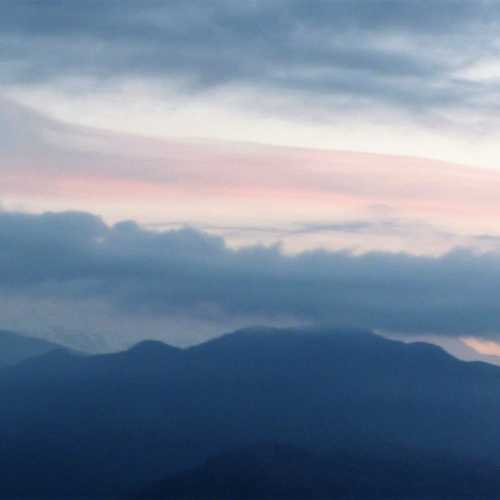 Sunrise Annapurna Mountain range