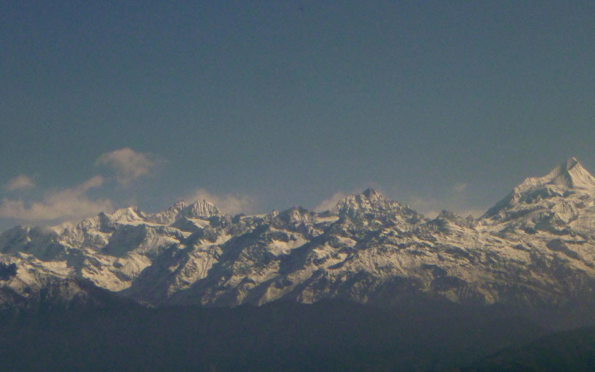 View of Himalayas