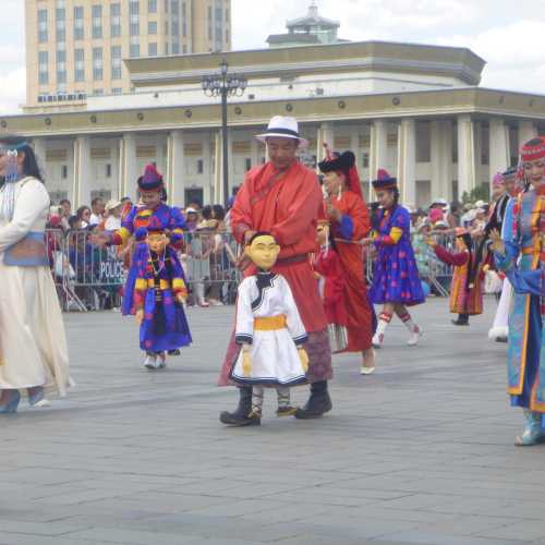 Mongolian National Costume” Festival And Parade