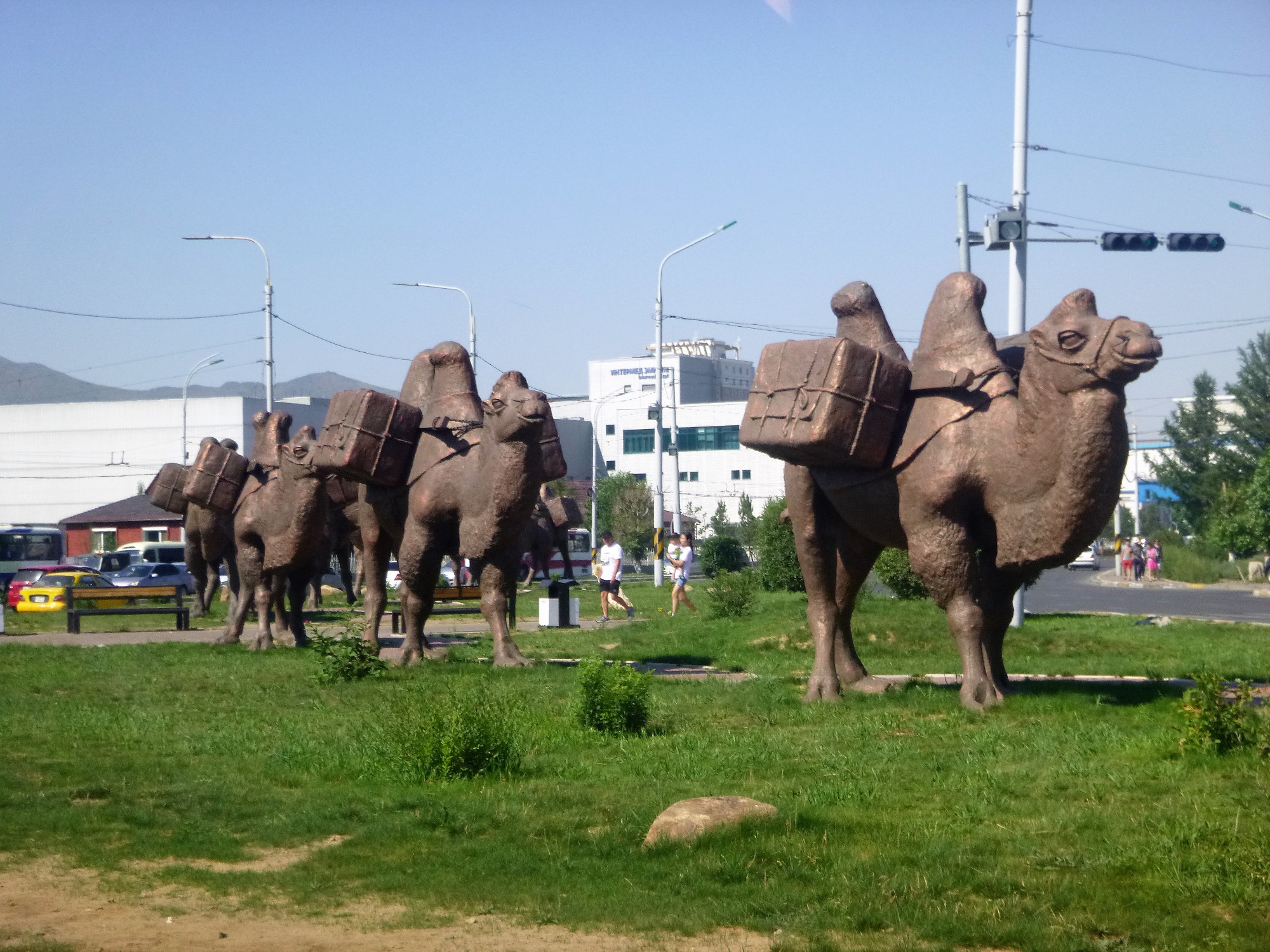 Silk Road Statues