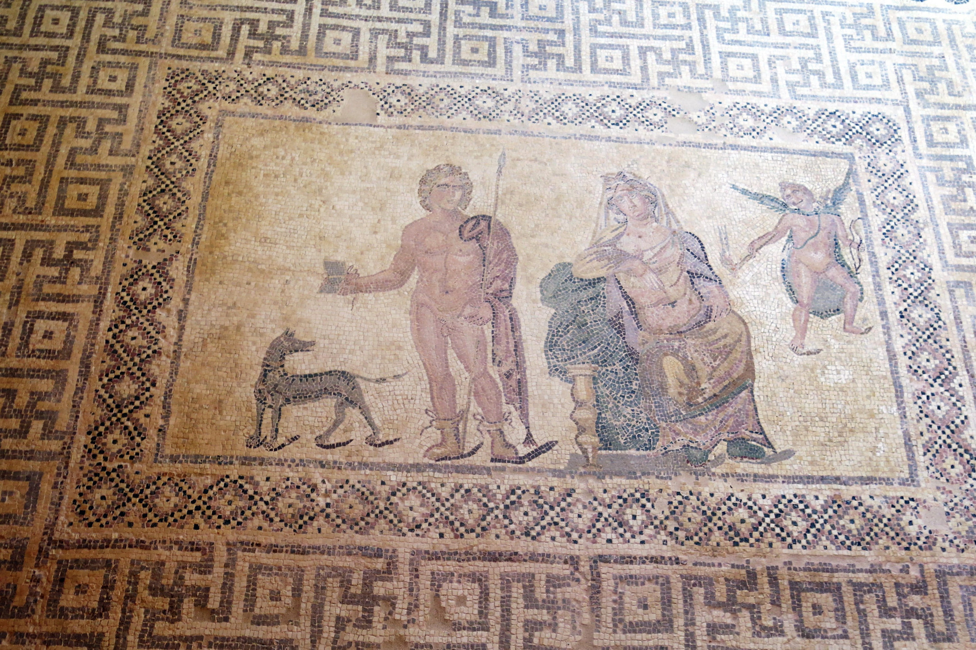 Phaedra and Hippolytus mosaic,