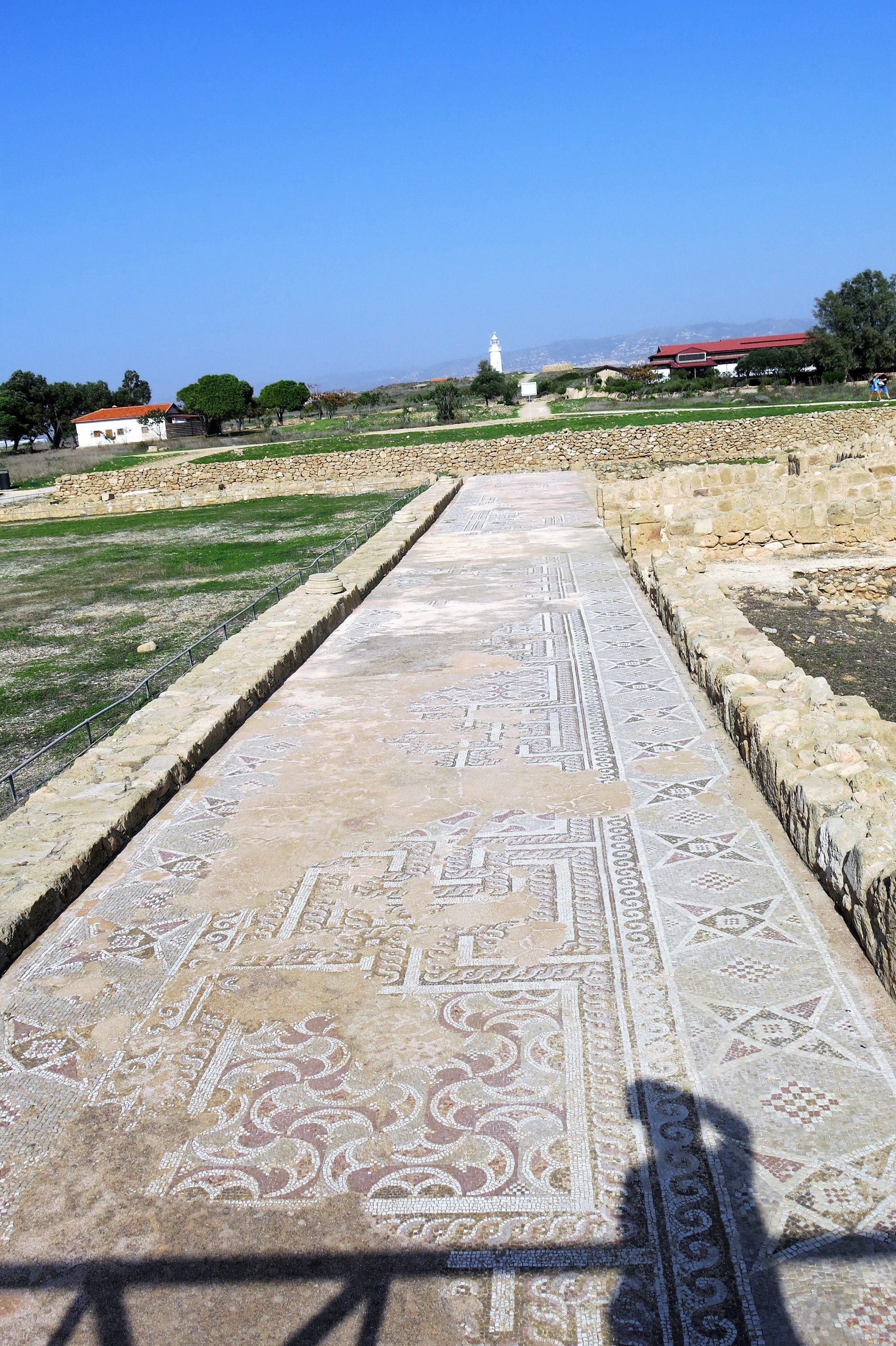 Villa of Thesus, mosaic walkway along the eastern portico,