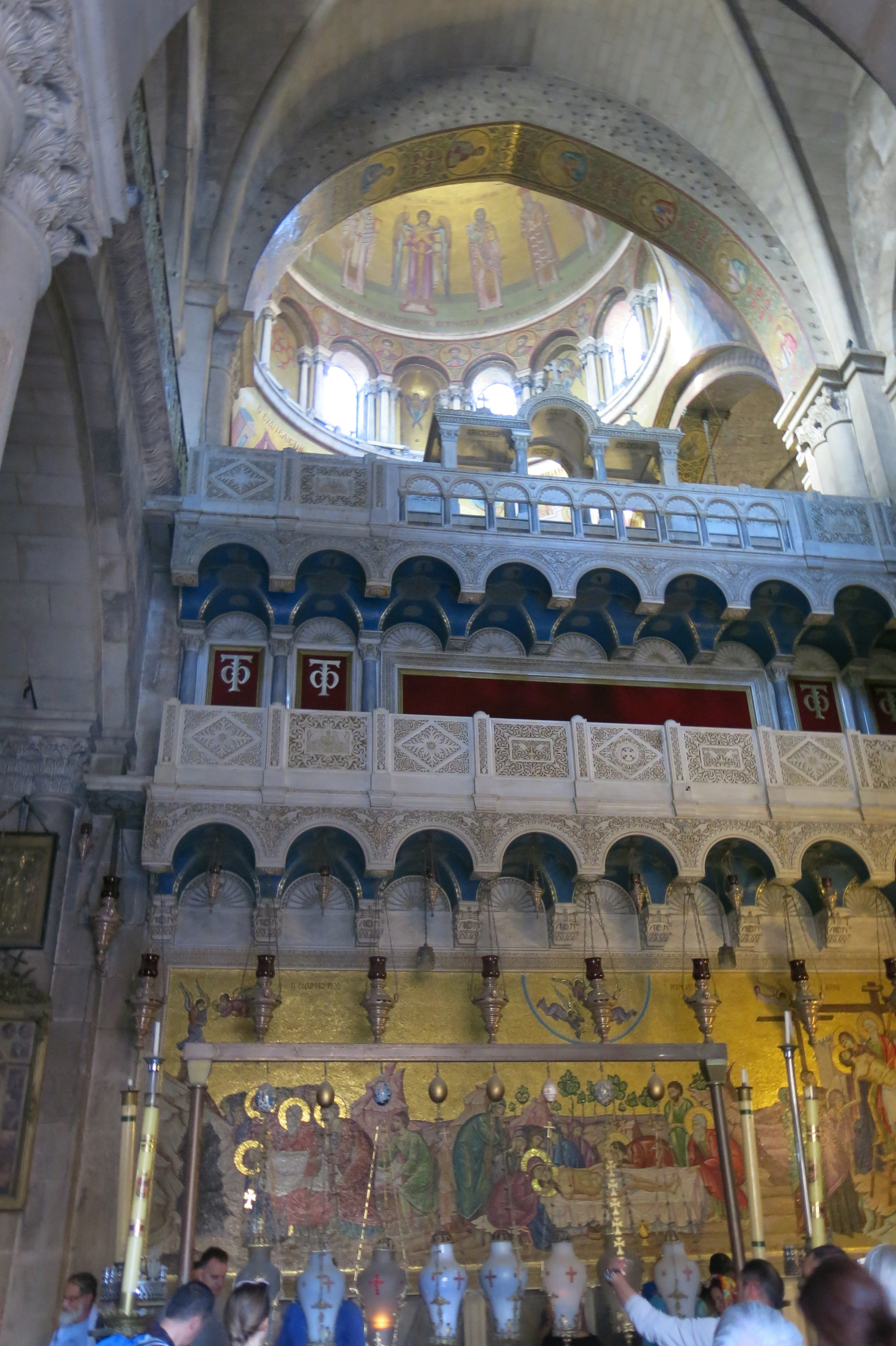 Aedicula in the Rotunda of Holy Sepulchre Church