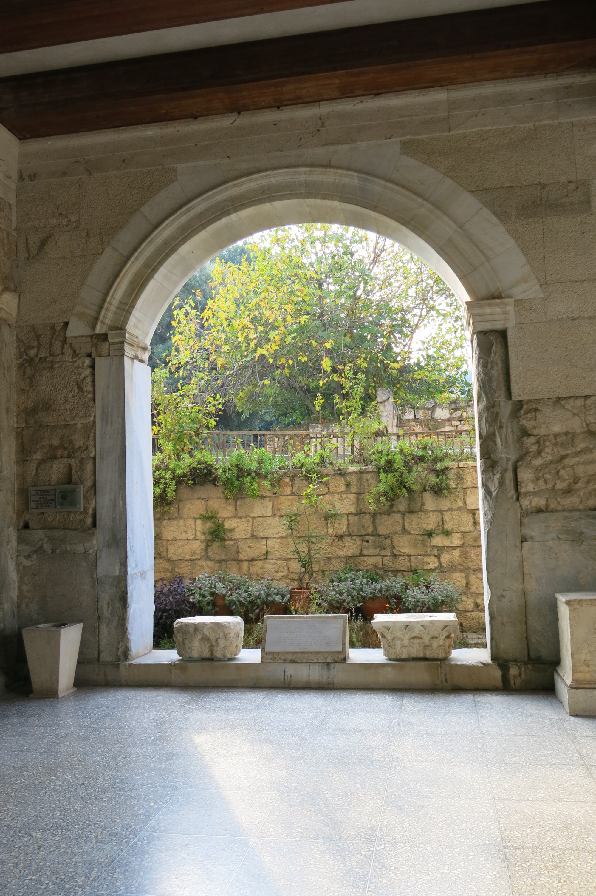 Windw at South Wall of Stoa of Attalus 