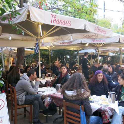 Street Cafes Monastiraki Area