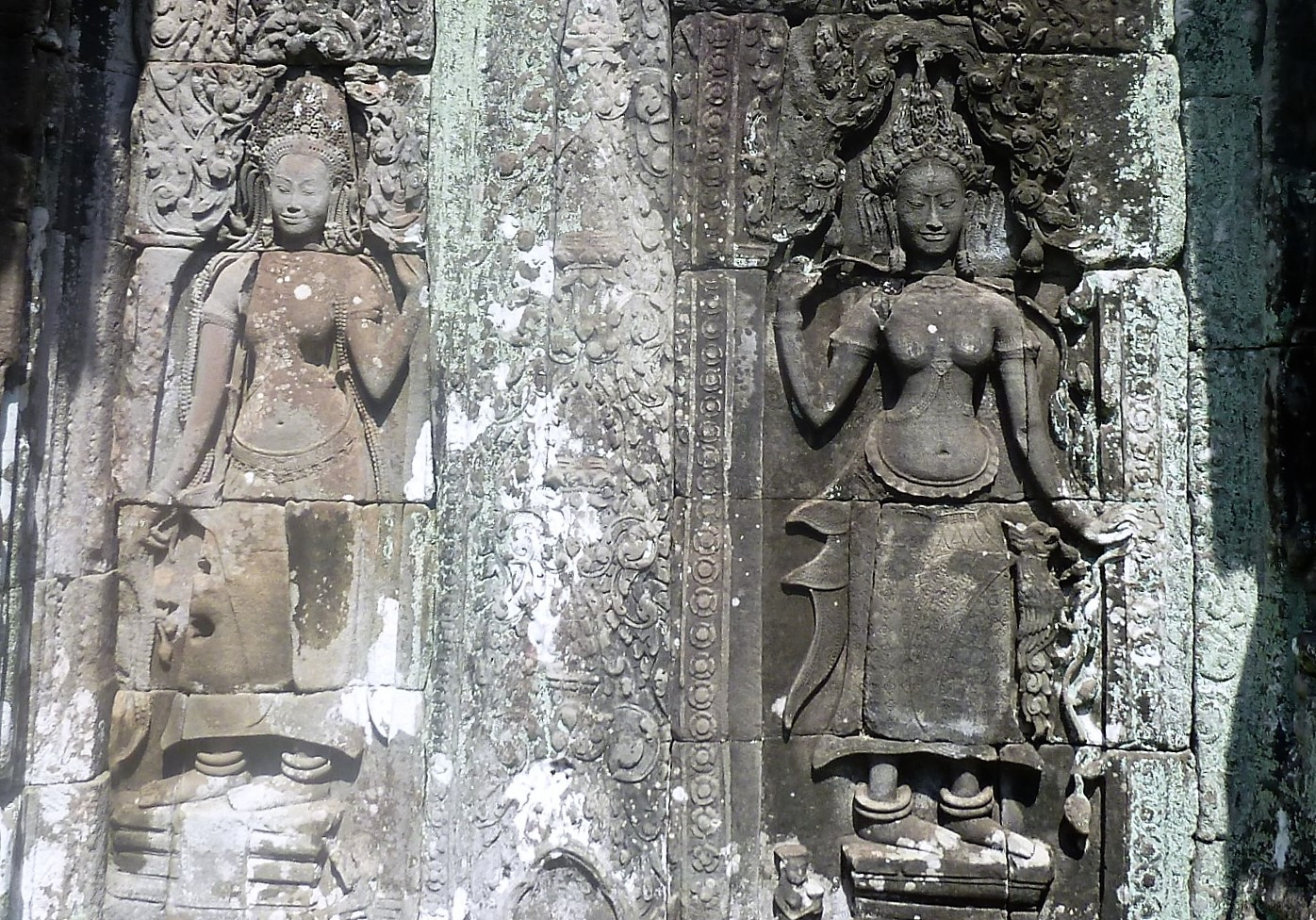 Stone Carvings female figures