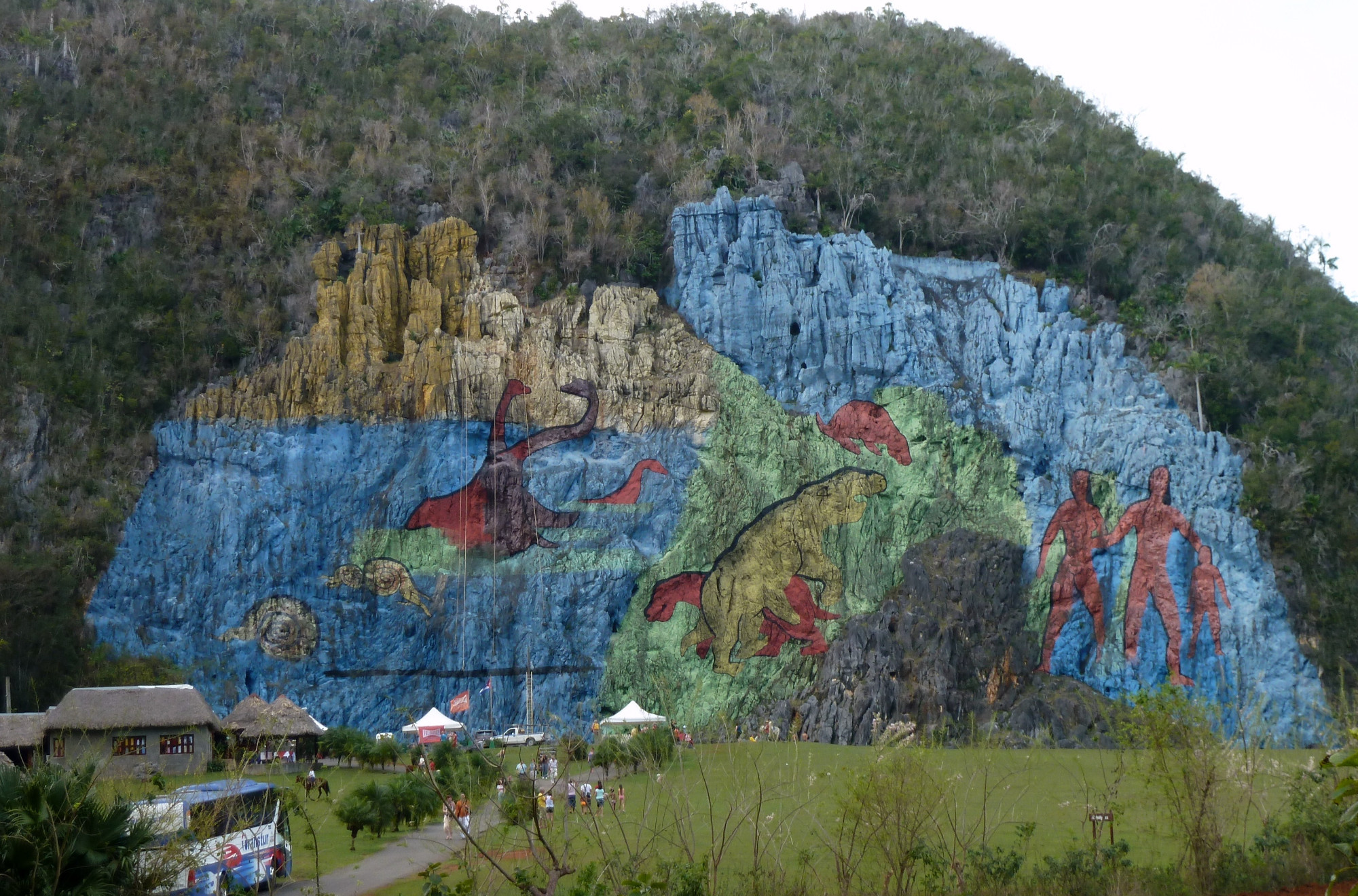 Parque Prehistórico mural
