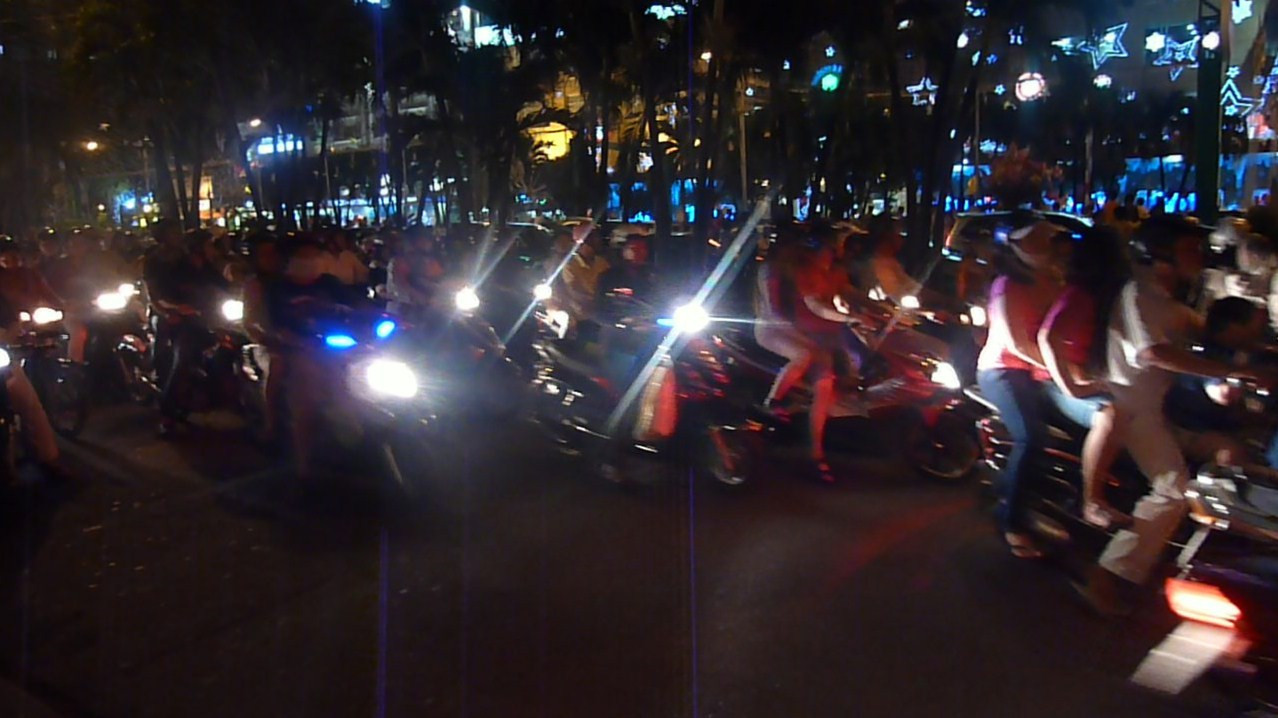 Nightime Motorbike Mayhem