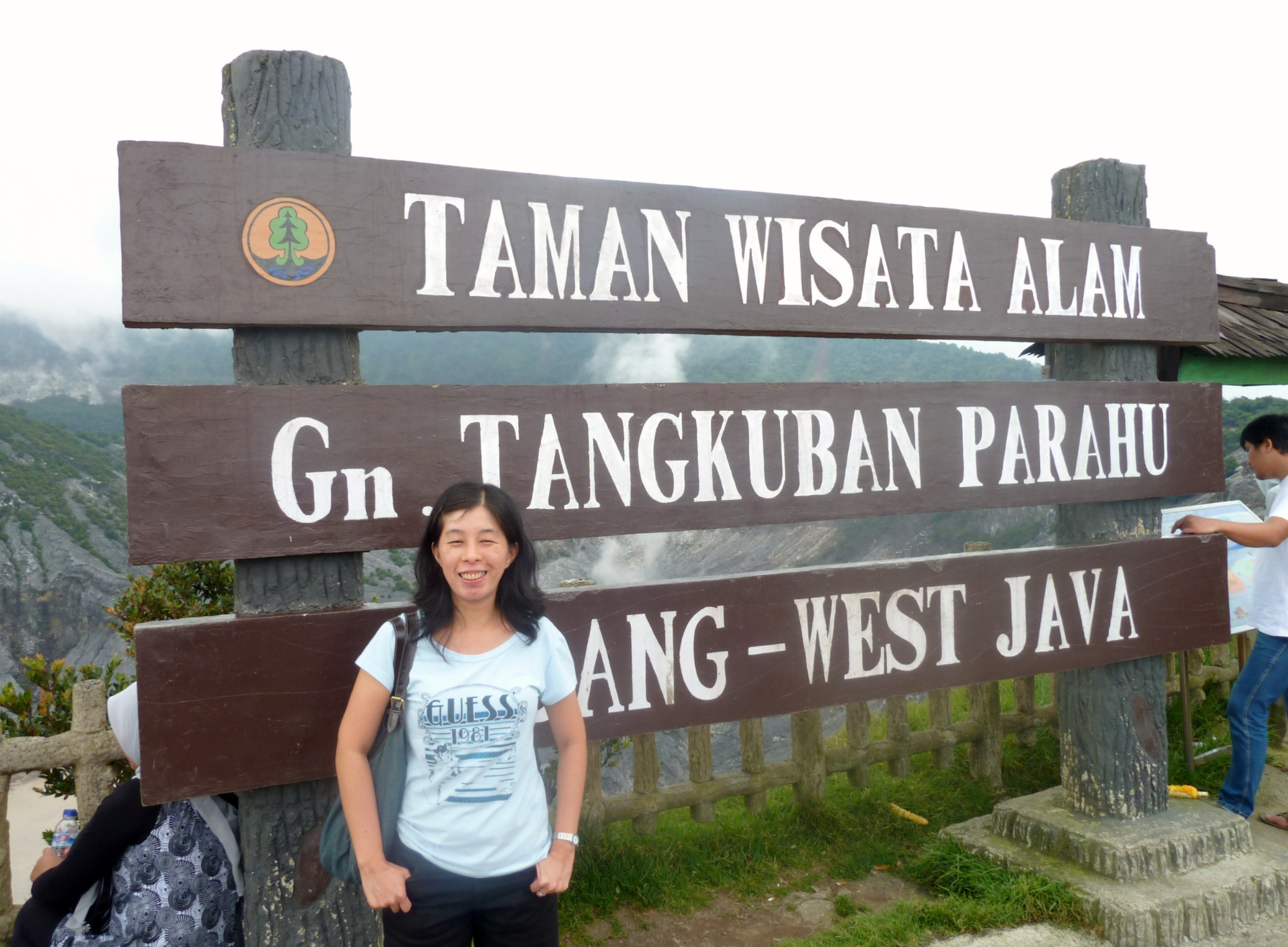 Tangkuban Perahu Volcano, Indonesia