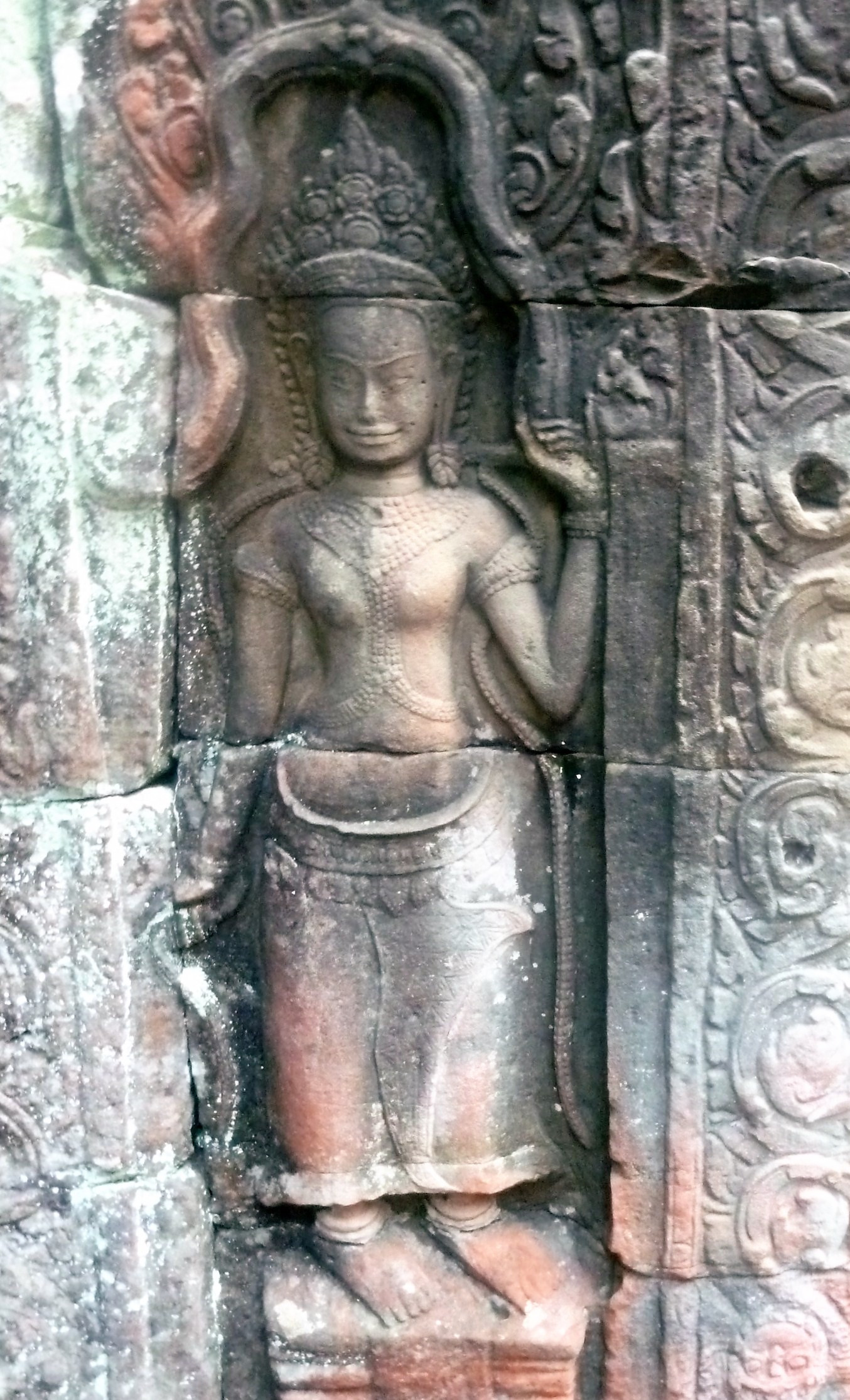 Carved Relief female figure