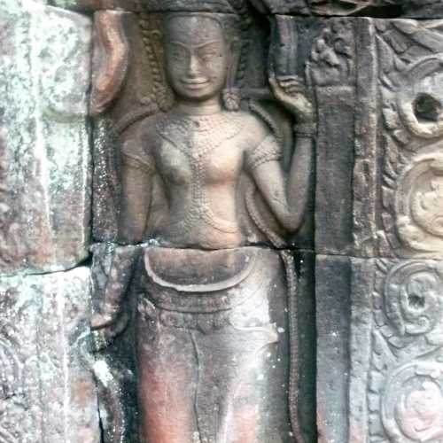 Carved Relief female figure