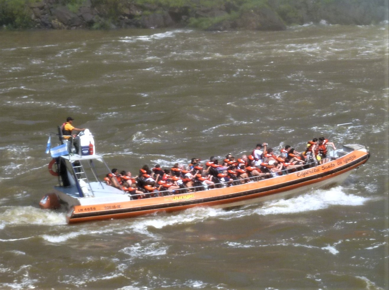 Boat Ride Foz falls Argentine Side