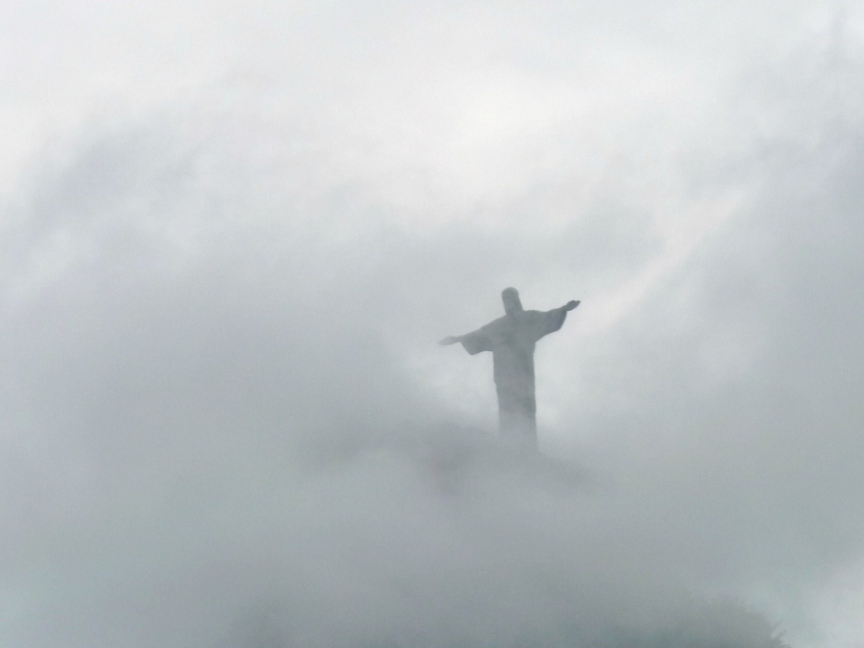 Christ from the mist