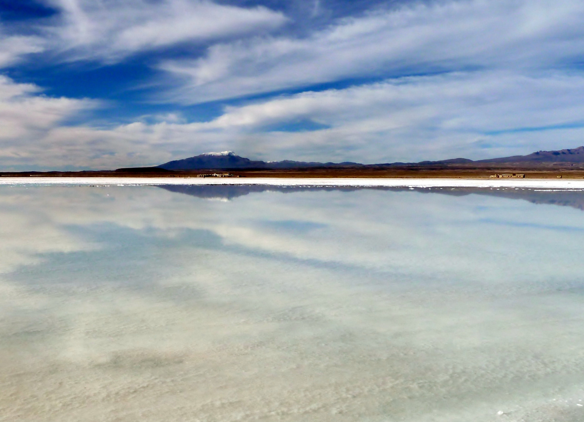 Uyuni (or «Salar de Tunupa») is the world's largest salt flat, or playa, at over 10,000 square 