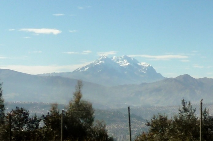 Illimani (Aymara) is the highest mountain in the Cordillera Real (part of the Cordillera Oriental, a subrange of the Andes) of western Bolivia