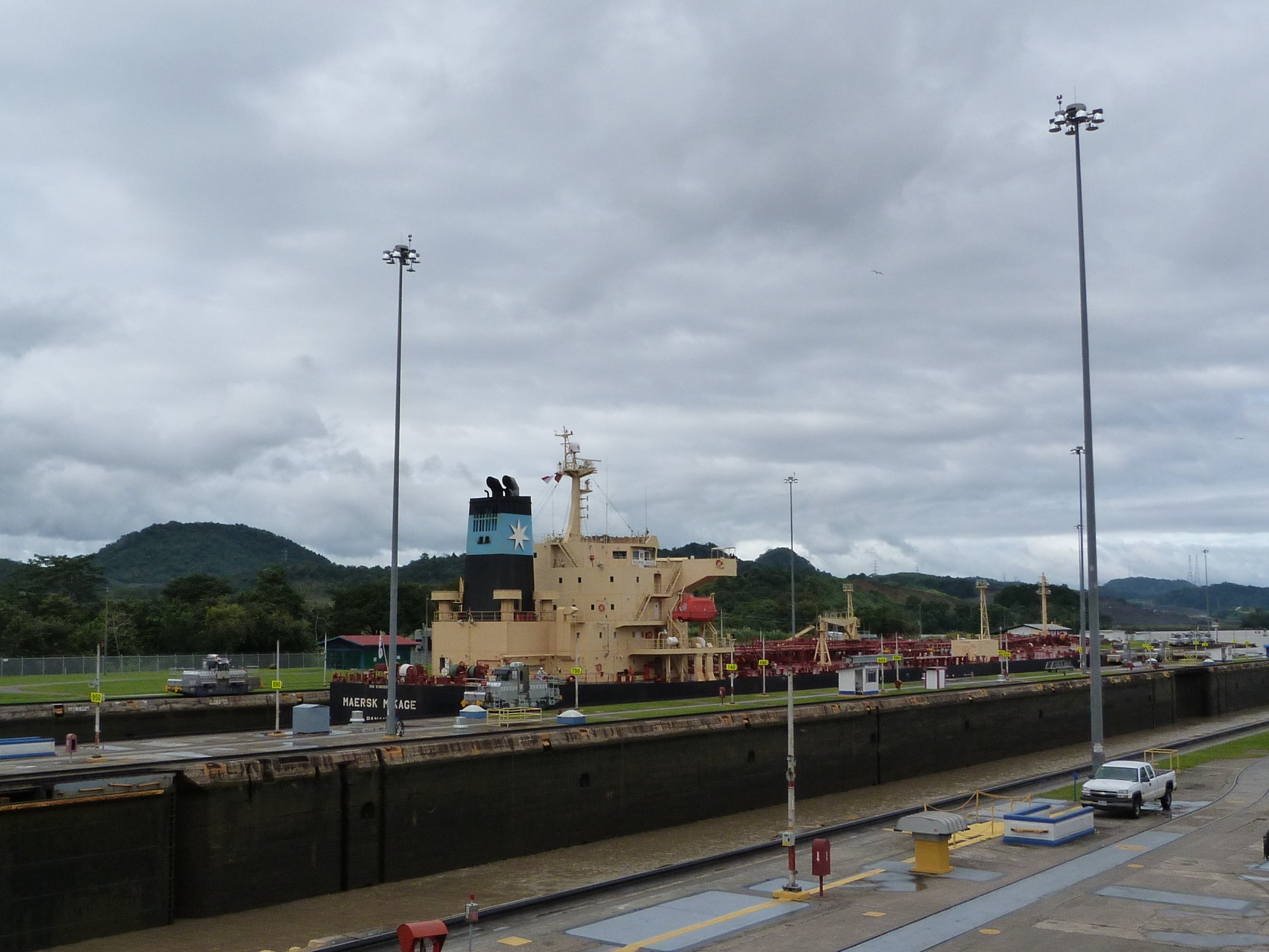 Ship Traversing Locks